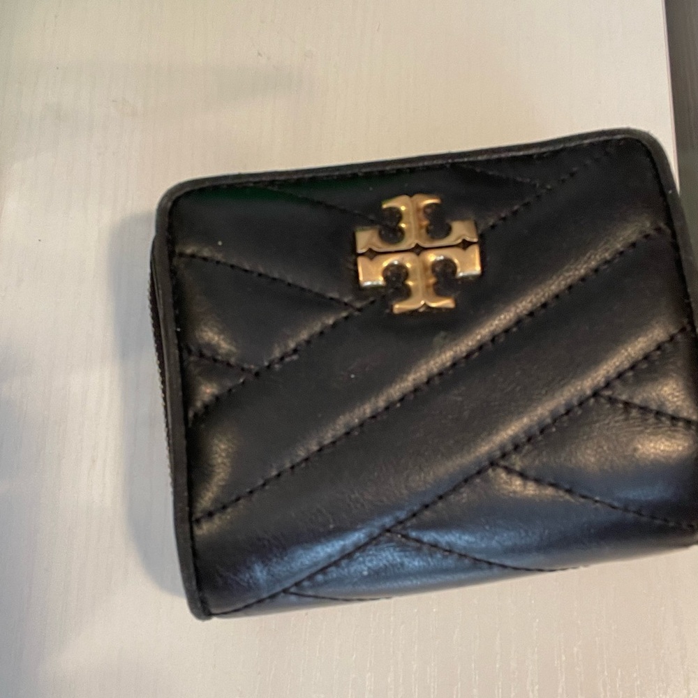 Tory Burch Black Quilted Wallet